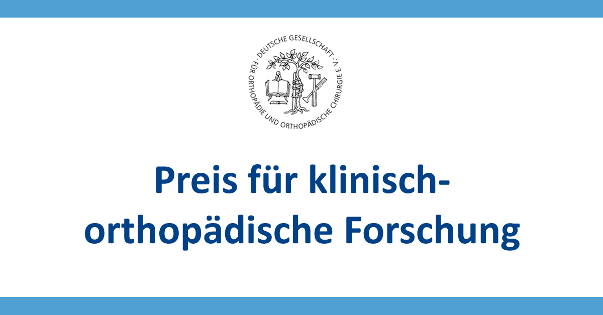 Logo klinisch-orthopädischer Preis der DGOOC